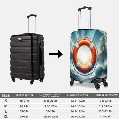 HighSeasLifeBuoy Thick Luggage Cover - Image 5