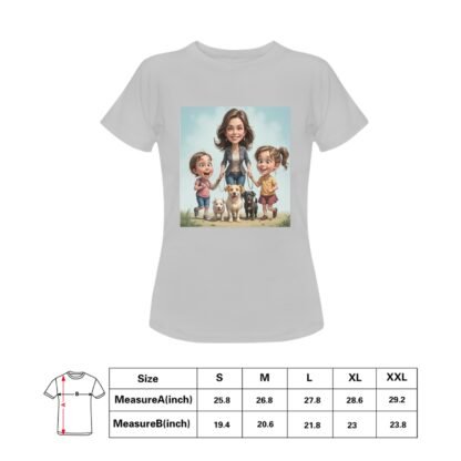 Dogs and Children Women's T-shirt - Image 7