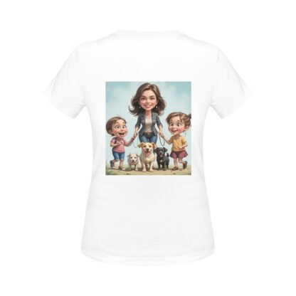 Dogs and Children Women's T-shirt - Image 3