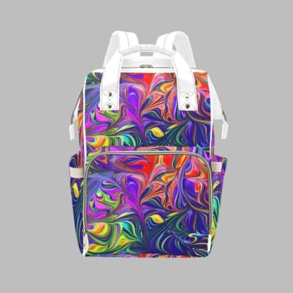 Abstract Art 6 Multi-Function Backpack