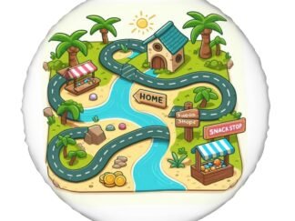 Map Of Route Spare Tire Cover 1