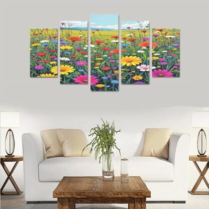 Canvas Wall Art Prints (No Frame) 5-Pieces/Abstract 4 - Image 23