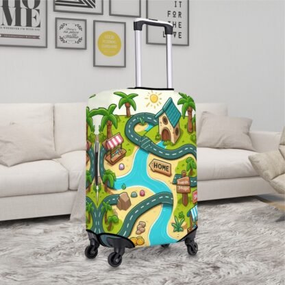 MapOfRoute1 Thick Luggage Cover - Image 2