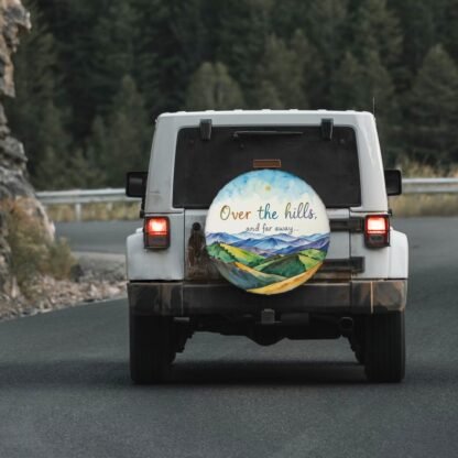 Over The Hills And Far Away 1 Spare Tire Cover - Image 5