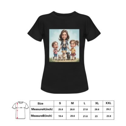 Dogs and Children Women's T-shirt - Image 4