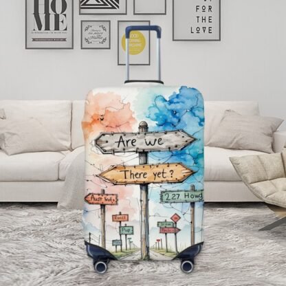 AreWeThereYet2 Thick Luggage Cover - Image 4