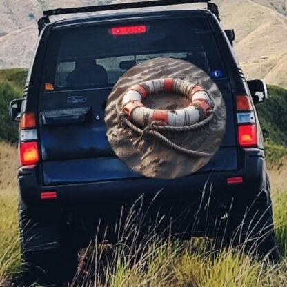 Life Buoy On Mud Spare Tire Cover - Image 3