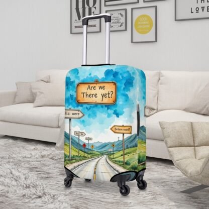AreWeThereYet1 Thickened Luggage Cover - Image 3