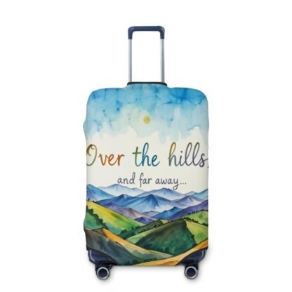 OverTheHillsAndFarAway1 Thick Luggage Cover