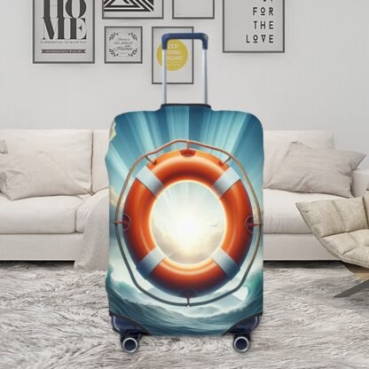 HighSeasLifeBuoy Thick Luggage Cover - Image 4