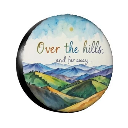 Over The Hills And Far Away 1 Spare Tire Cover - Image 2