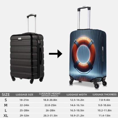 HeavyRainLifeBuoy Thick Luggage Cover - Image 5