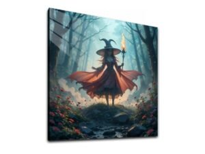 Witch2 Square Acrylic Wall Art Print