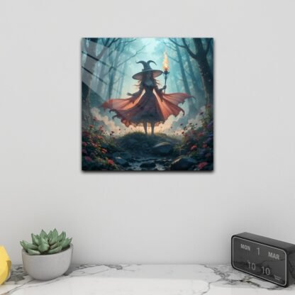 Witch2 Square Acrylic Wall Art Print - Image 2