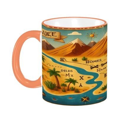ParchmentMapOfRoute Colored Ceramic Coffee Mug - Image 6