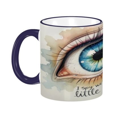 ISpy1 Colored Ceramic Coffee Mug - Image 4