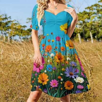 Flowers7 Sweetheart Dress - Image 7