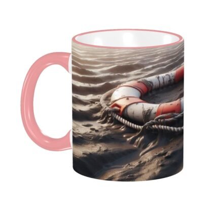 LifeBuoyOnMud Colored Ceramic Coffee Mug - Image 8