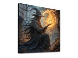 Wizard 1 Square Acrylic Wall Art Print