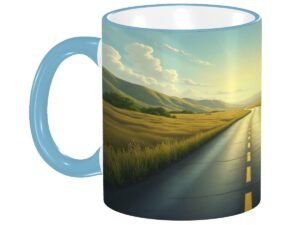 LongestRoad  Colored Ceramic Coffee Mug