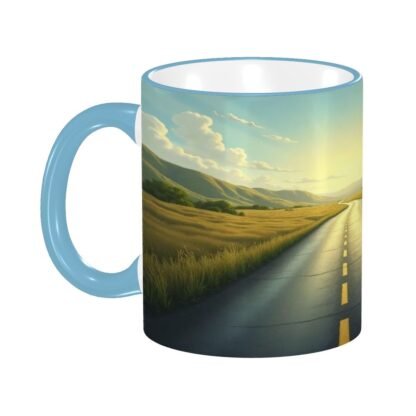 LongestRoad  Colored Ceramic Coffee Mug