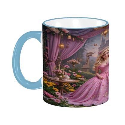 Princess 2 Colored Ceramic Coffee Mug - Image 3