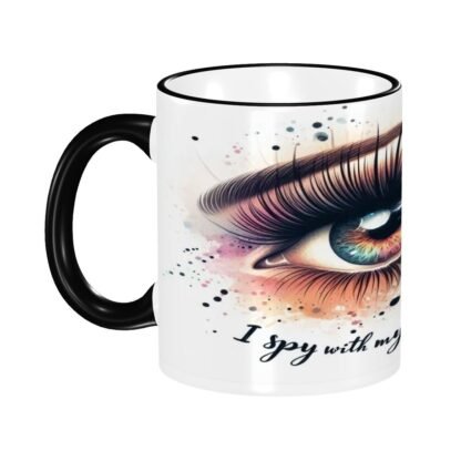 ISpy2 Colored Ceramic Coffee Mug - Image 4