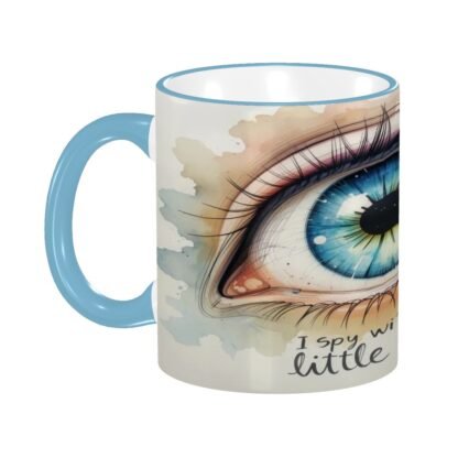 ISpy1 Colored Ceramic Coffee Mug