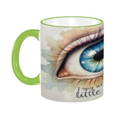 ISpy1 Colored Ceramic Coffee Mug - Image 5