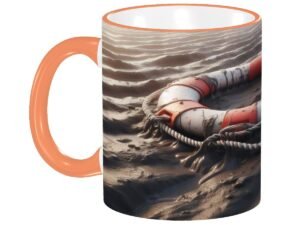 LifeBuoyOnMud Colored Ceramic Coffee Mug