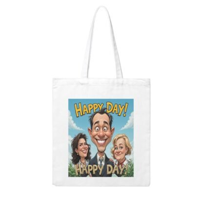 HappyDay1 Canvas Tote Bag (Made in USA)