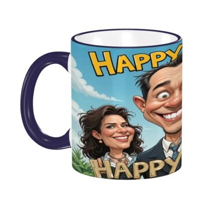 HappyDay1 Colored Ceramic Coffee Mug - Image 5
