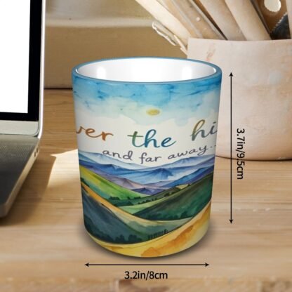 OverTheHillsAndFarAway1 Colored Ceramic Coffee Mug - Image 5
