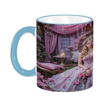 Princess1 Colored Ceramic Coffee Mug - Image 3