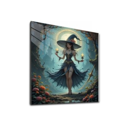 Witch4 Square Acrylic Wall Art Print