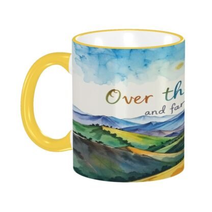 OverTheHillsAndFarAway1 Colored Ceramic Coffee Mug - Image 11