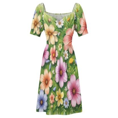 Flowers4 Sweetheart Dress - Image 8