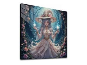 Witch1 Square Acrylic Wall Art Print