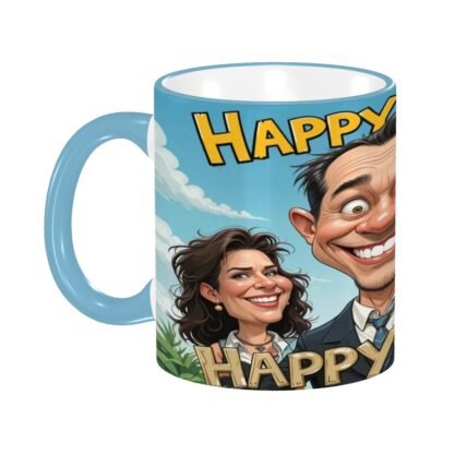 HappyDay1 Colored Ceramic Coffee Mug - Image 3