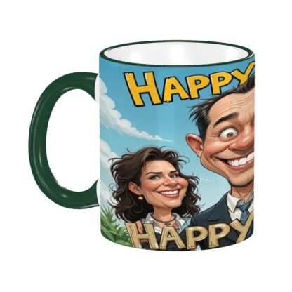 HappyDay1 Colored Ceramic Coffee Mug - Image 2