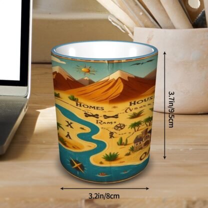 ParchmentMapOfRoute Colored Ceramic Coffee Mug - Image 11