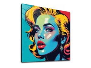 Woman2 Square Acrylic Wall Art Print