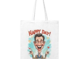 HappyDay 2Canvas Tote Bag (Made in USA)