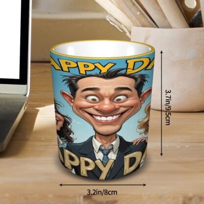 HappyDay1 Colored Ceramic Coffee Mug - Image 11