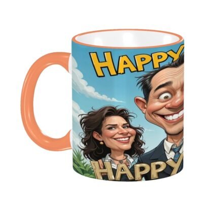 HappyDay1 Colored Ceramic Coffee Mug - Image 7