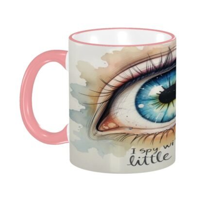 ISpy1 Colored Ceramic Coffee Mug - Image 8
