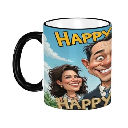 HappyDay1 Colored Ceramic Coffee Mug - Image 4