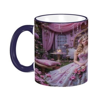 Princess1 Colored Ceramic Coffee Mug - Image 5