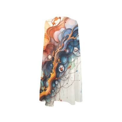 AbstractArt1 Women's Sleeveless A-Line Pocket Dress - Image 4