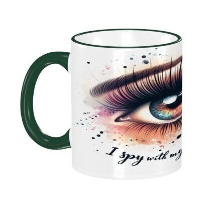 ISpy2 Colored Ceramic Coffee Mug - Image 2